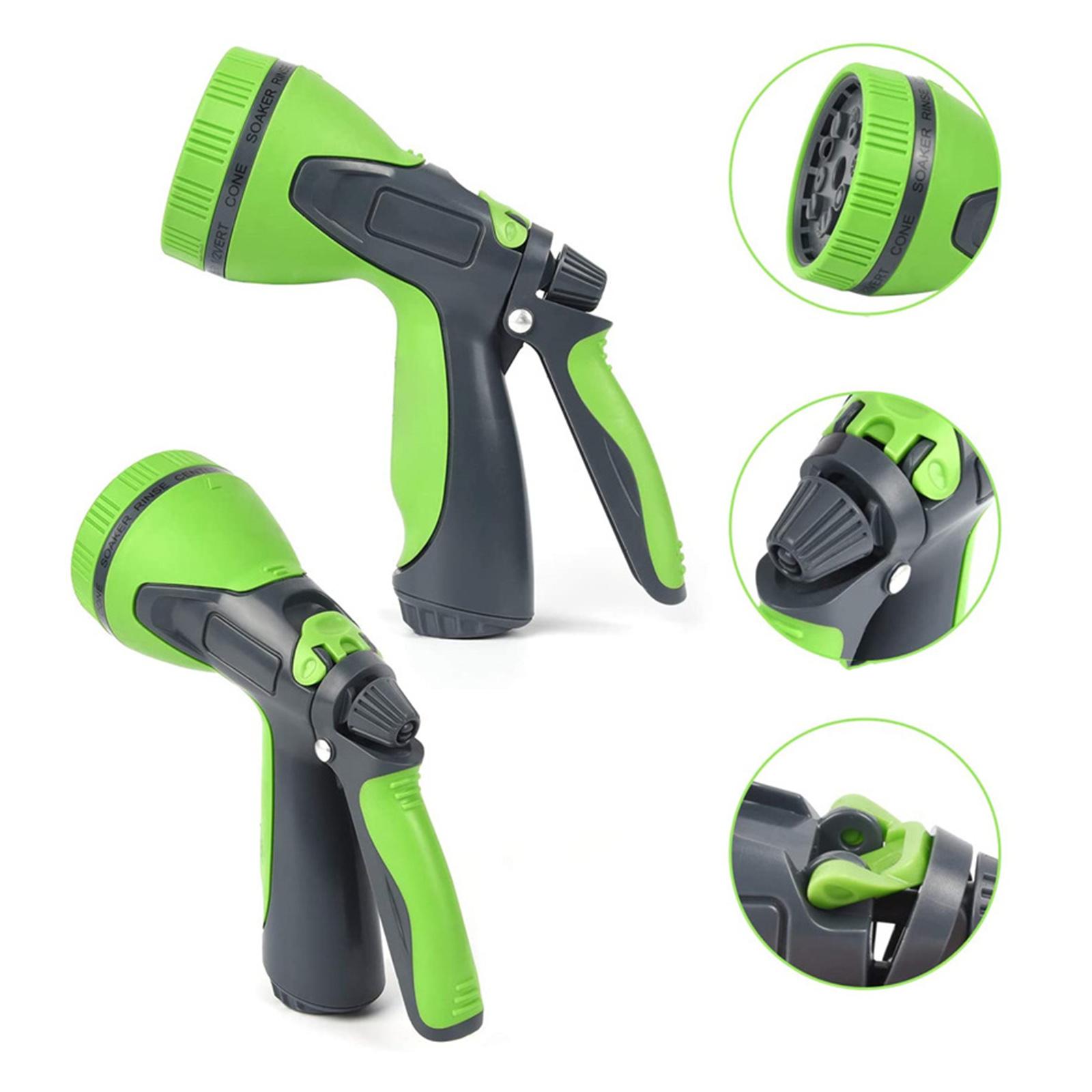 Garden Hose Nozzle, Water Hose Nozzle Heavy Duty, Hose Sprayer, Hose Sprayer Nozzle, Adjustable 10 patterns for Outdoor Watering Gardening Cleaning