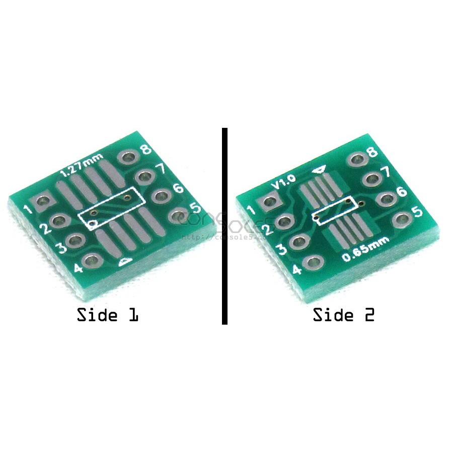 ĐẾ CHUYỂN IC NGUỒN CHÂN DÁN SANG CẮM SOP8 TO DIP8
