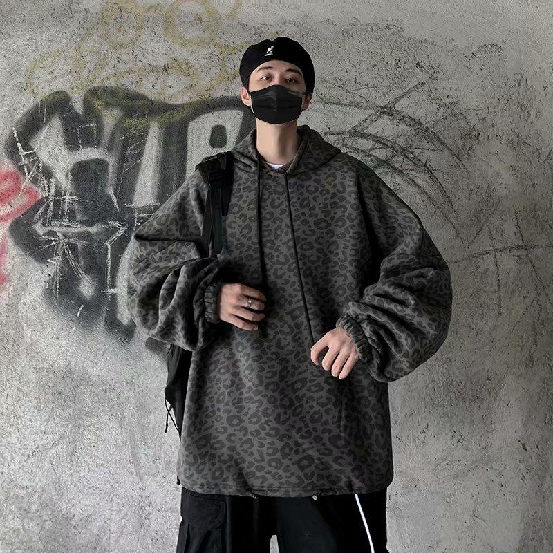 Áo Hoodie Tay Dài Dáng Rộng Phong Cách Thời Trang Hàn Quốc 2020 Cho Nam
