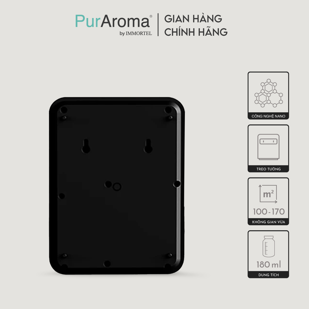 Máy Khuếch Tán Công Nghiệp PurAroma WB 150 - Công Nghệ Nano Khuếch Tán Siêu Âm