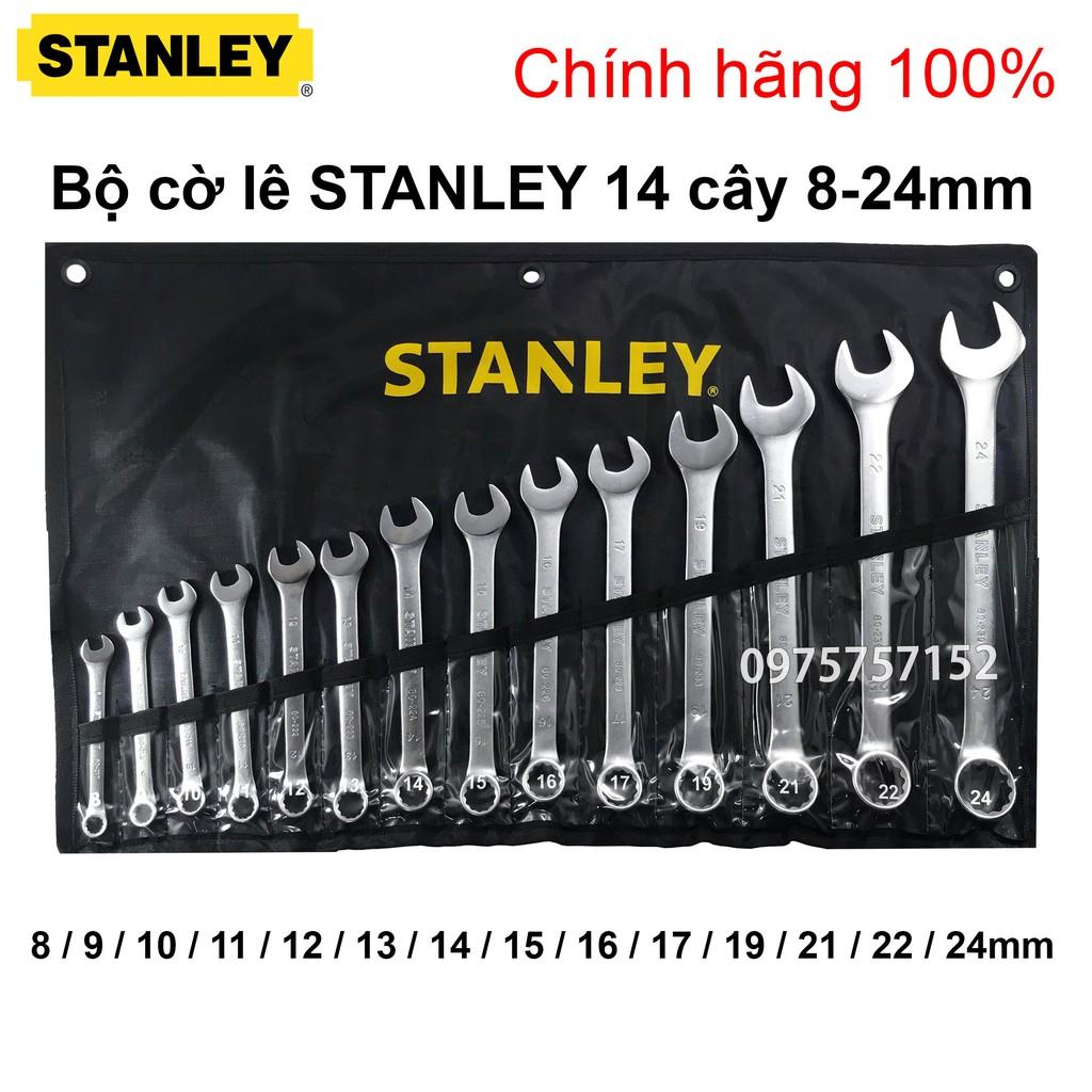 Bộ cờ lê cao cấp STANLEY 14 chi tiết 8-24mm - Chính hãng STANLEY 80-946