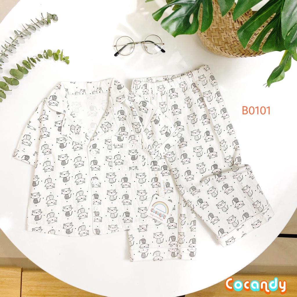 Bộ Pijama hình thú dễ thương bé trai, bé gái của COCANDY mã B0101,B0102,B0103