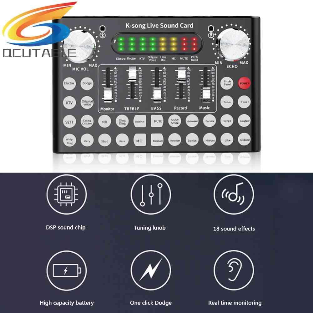 Thẻ Âm Thanh Nổi Bluetooth F9 Chuyên Dụng Cho Phát Sóng Trực Tiếp