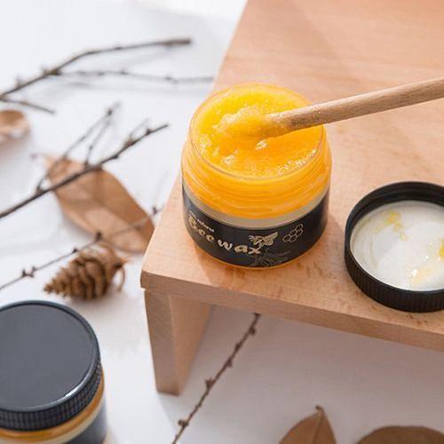 Sáp Ong Beewax Đánh Bóng Đồ Gỗ Bàn Ghế Tủ Sàn Nhà 100% Từ Thiên Nhiên