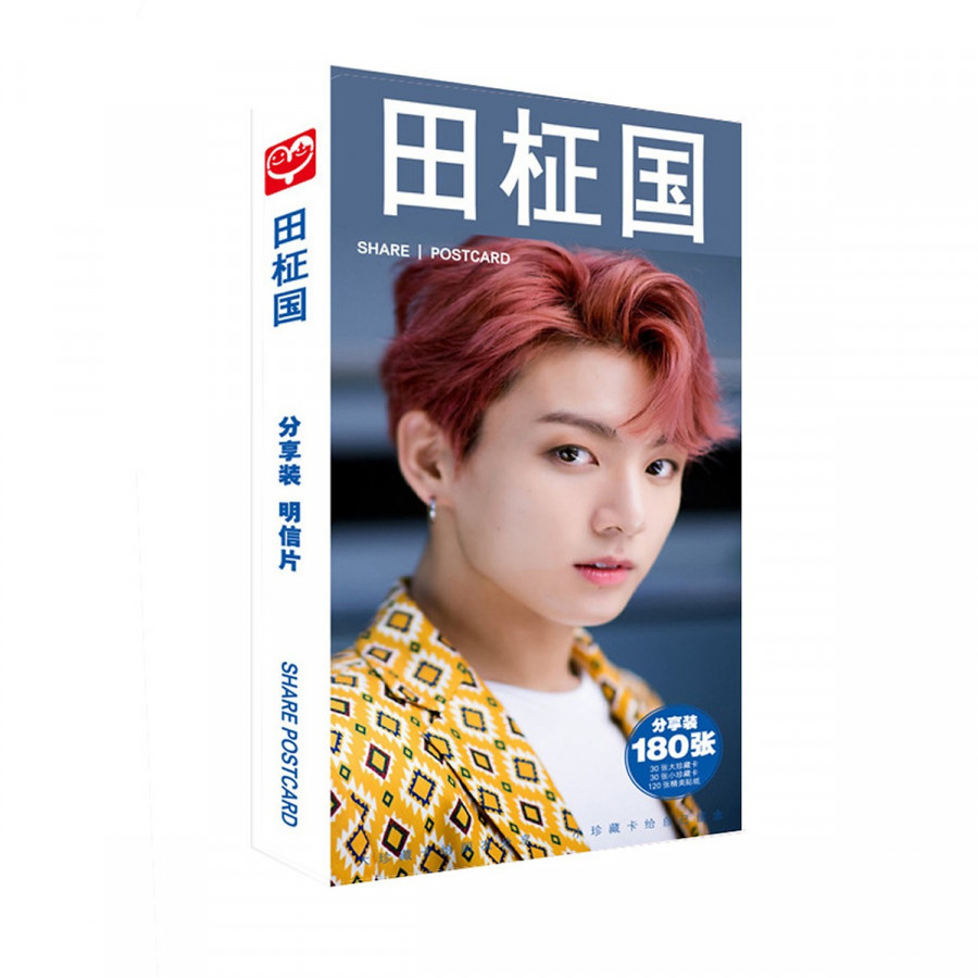 Hộp ảnh Postcard BTS Jungkook new thiết kế độc đáo