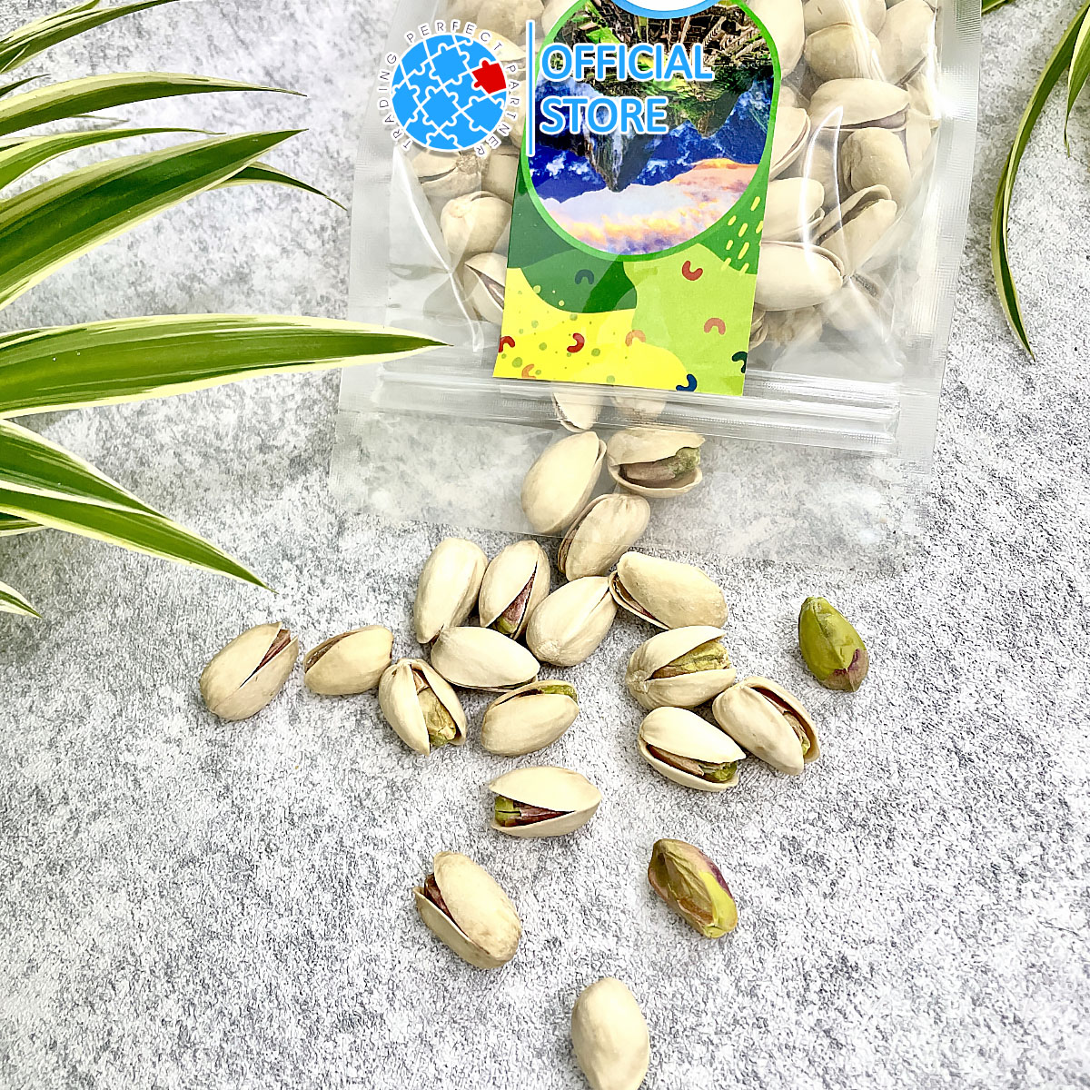 Hạt Dẻ Cười Mỹ Rang Muối Trading Perfect Partner túi 500g - Dẻ cười hạt siêu to, dòng Olam thượng hạng, không tẩy trắng
