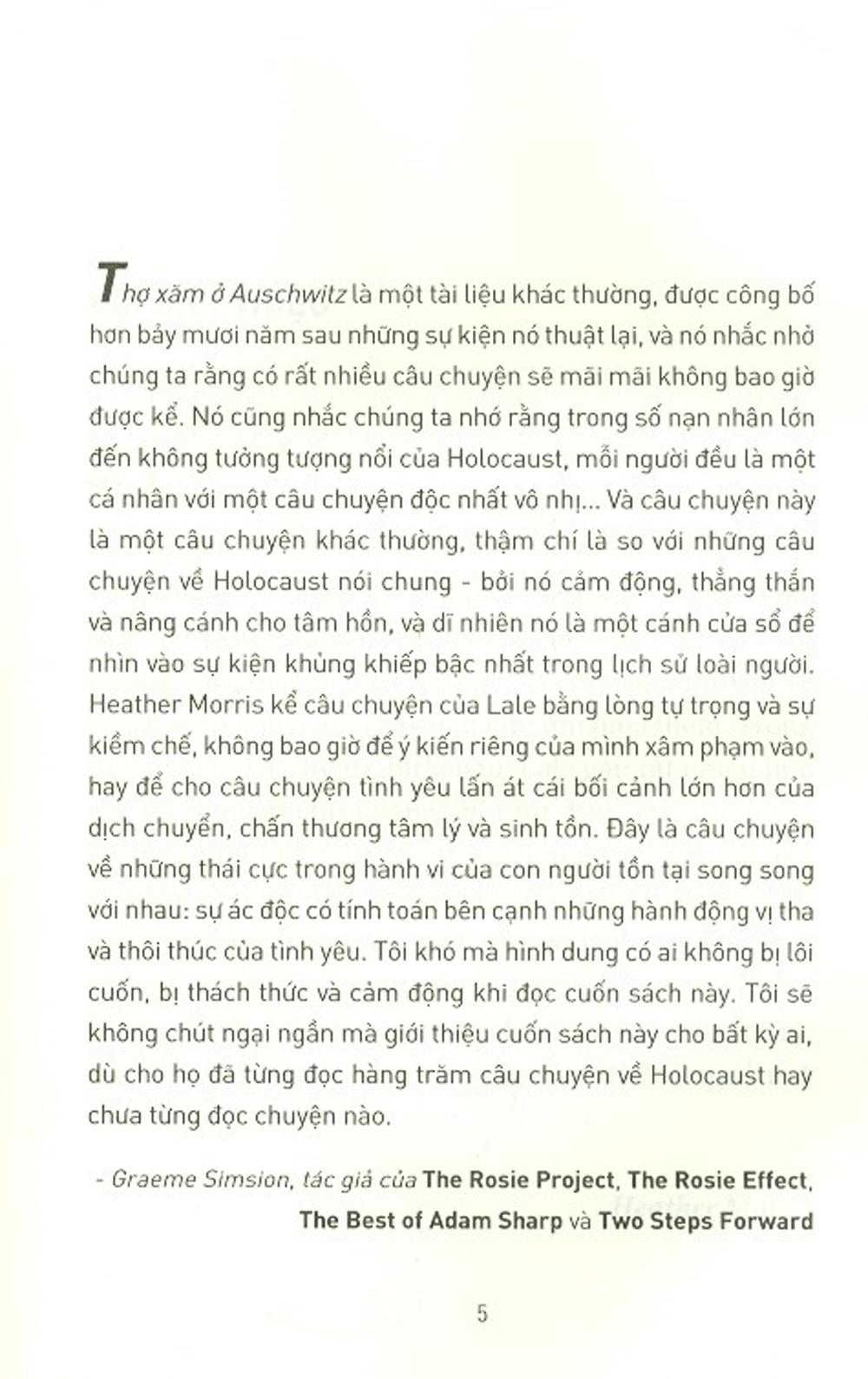 Sách Thợ Xăm Ở Auschwitz - ảnh 7