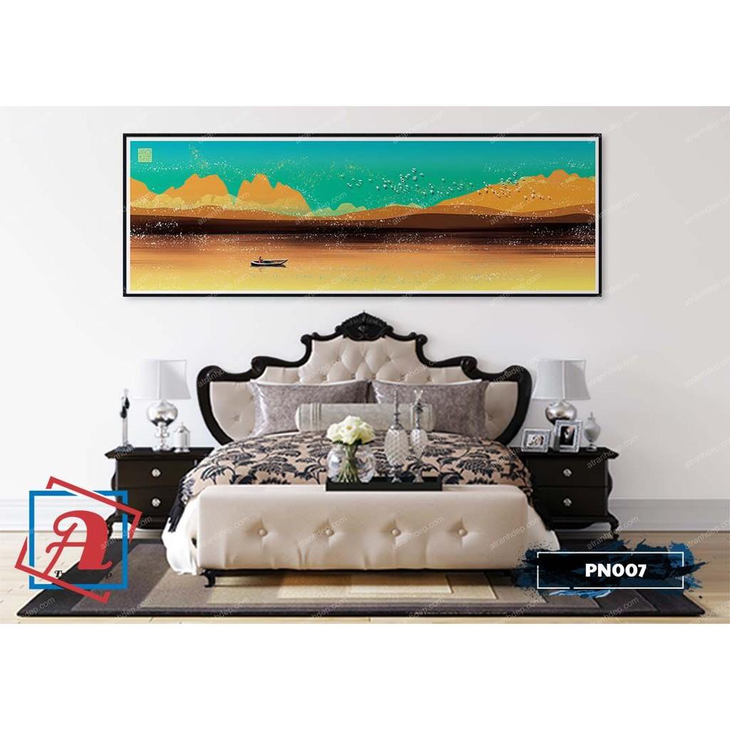 Tranh canvas khổ lớn trang trí phòng ngủ - PN007