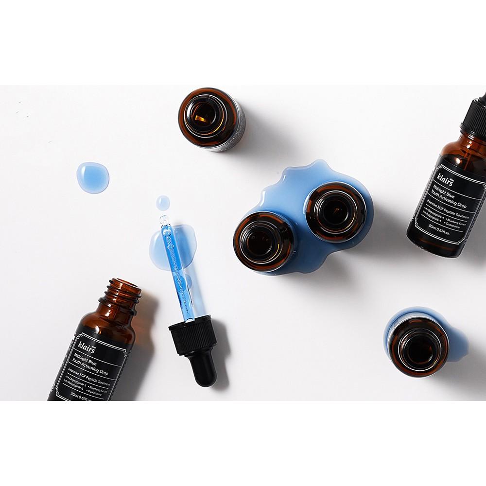Tinh Chất Phục Hồi Da Dear, Klairs Midnight Blue Youth Activating Drop 20ml