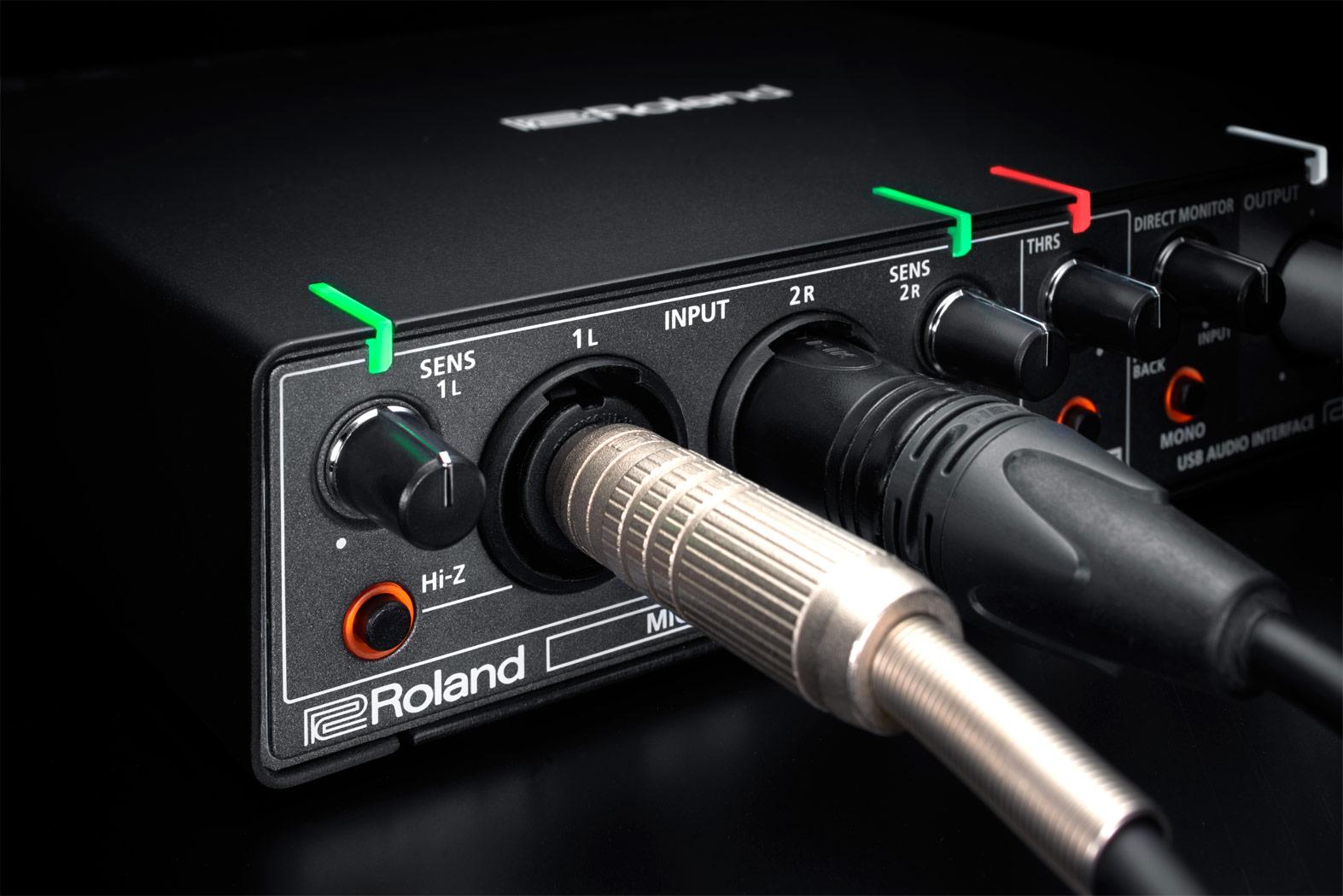 SoundCard Roland Rubix 22 - card âm thanh thu âm chuyên dụng chất lượng cao- Hàng chính hãng