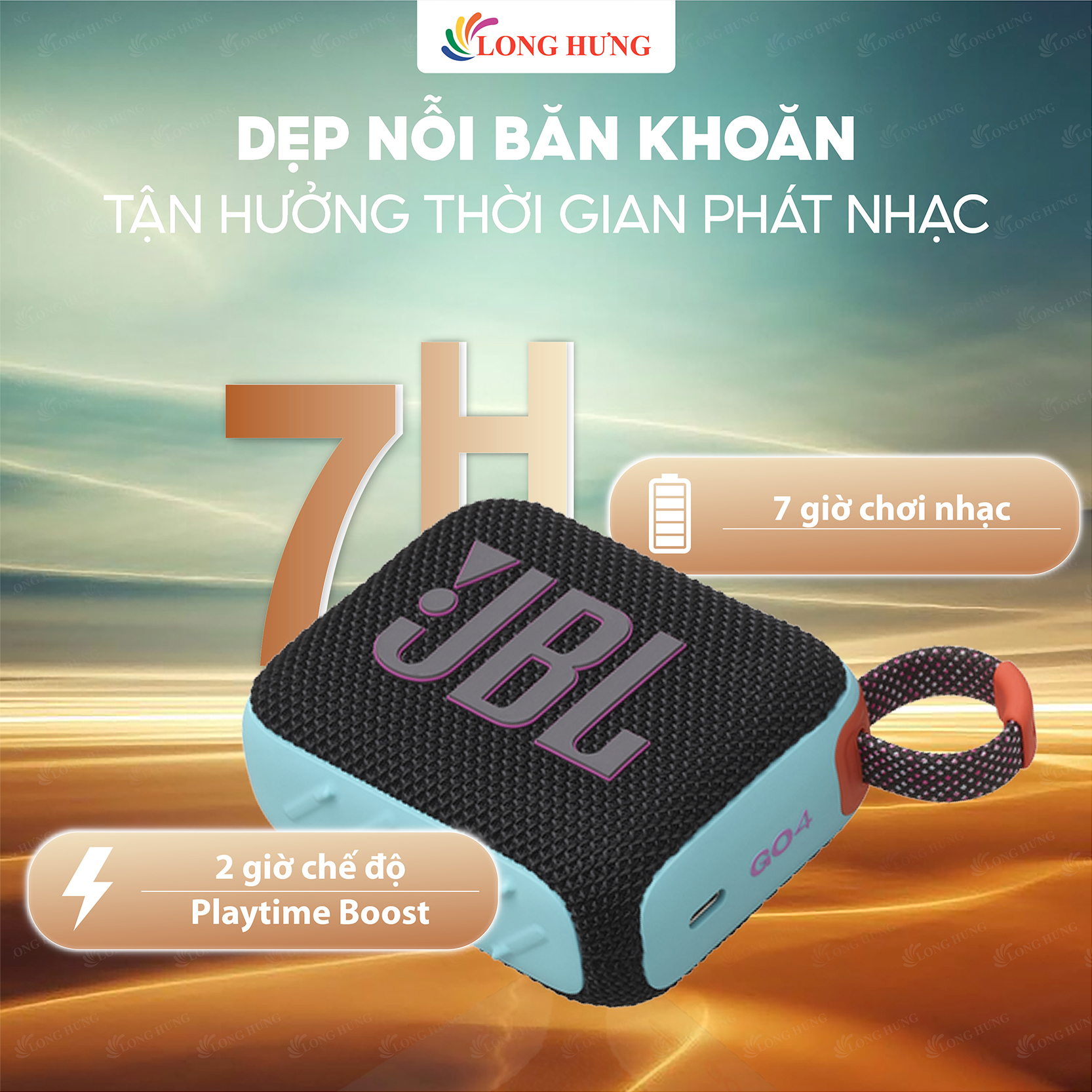 Loa Bluetooth JBL Go 4 JBLGO4 - Hàng chính hãng