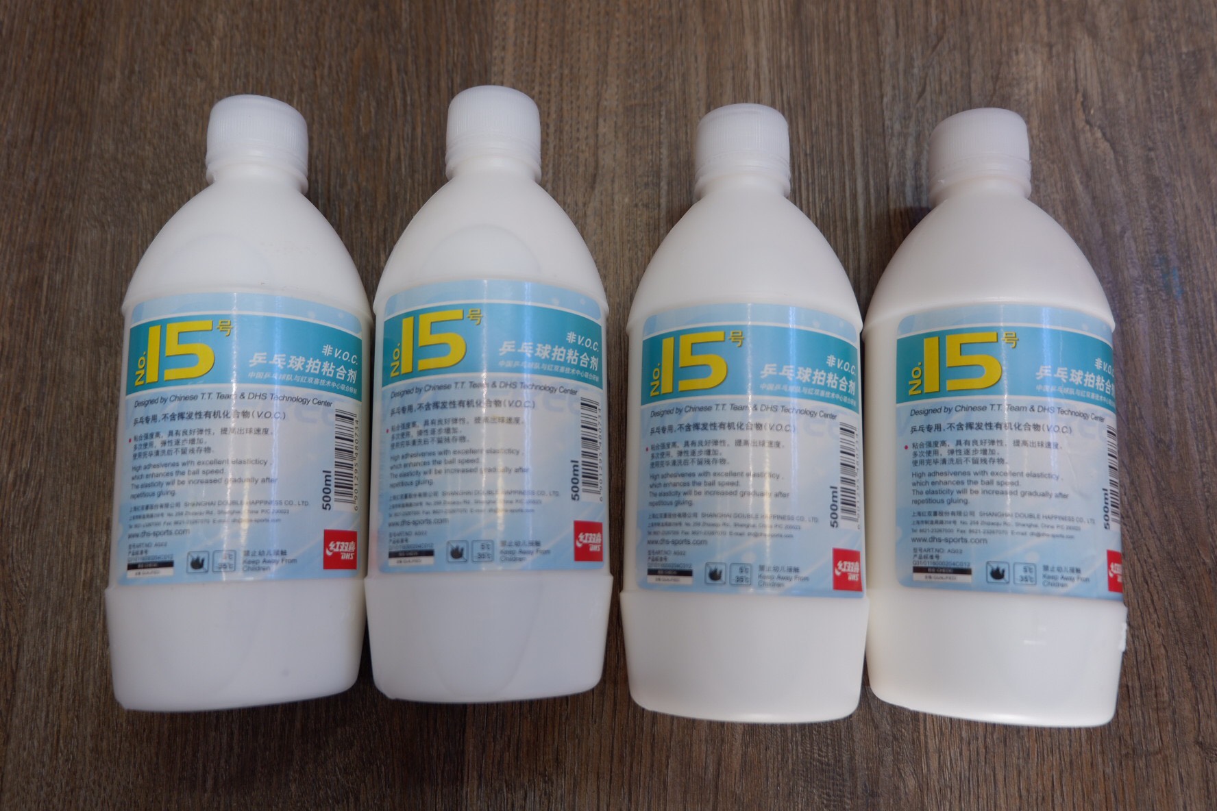 Keo Dán Vợt Bóng Bàn Vô Cơ - Keo Sữa DHS I5 Chính Hãng 550ml - Dán Cực Chắc, Không Hại Mặt Vợt