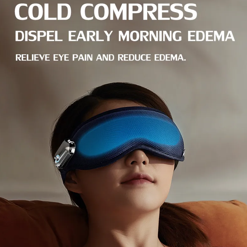 Máy massage mắt nóng và lạnh công nghệ 3Dsuit và VibWave Philips PPM3101E - Hàng Nhập Khẩu