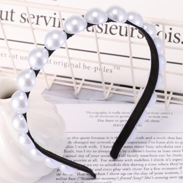 Băng đô cài tóc đính hạt