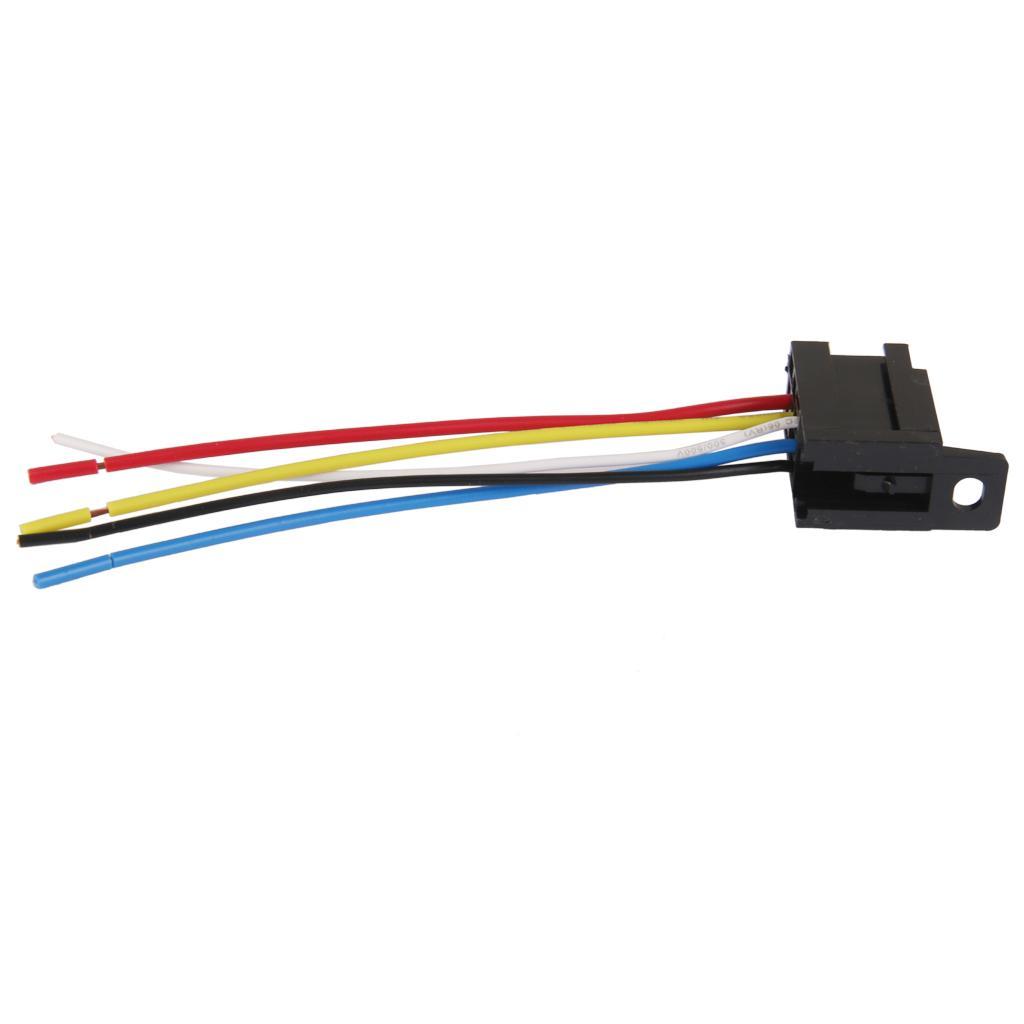 4-30pack Car 12V 12 DC 20A/30A AMP Relay Harness Socket 5Pin 5 Wire