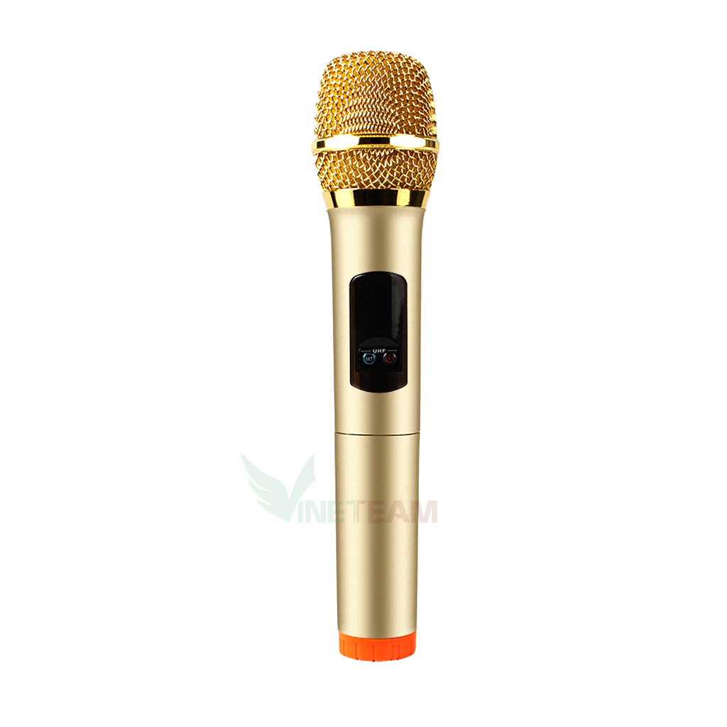 Bộ 2 Micro Không Dây J.I.Y E9 Sóng UHF Wireless Dành Cho Amly  Loa Kéo Loa Karaoke - Hỗ trợ Các Thiết Bị Có Jack Cắm 3.5mm Và 6.5mm - Hàng Nhập Khẩu