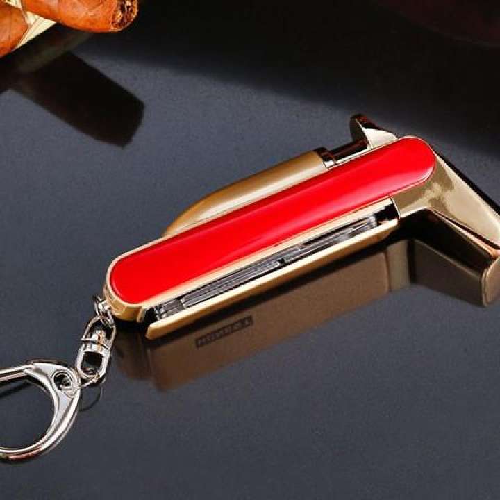 Bật Lửa Kiêm Móc Khóa Khò 2 Tia Cực Mạnh BCZ-110
