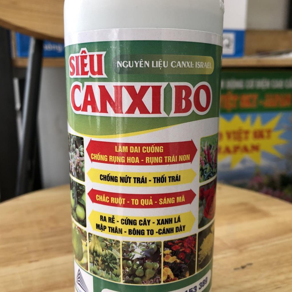 SIÊU CANXI BO 480ml làm dai cuống, chống rụng hoa rụng trái, thối trái, cứng cây xanh lá, quả đẹp