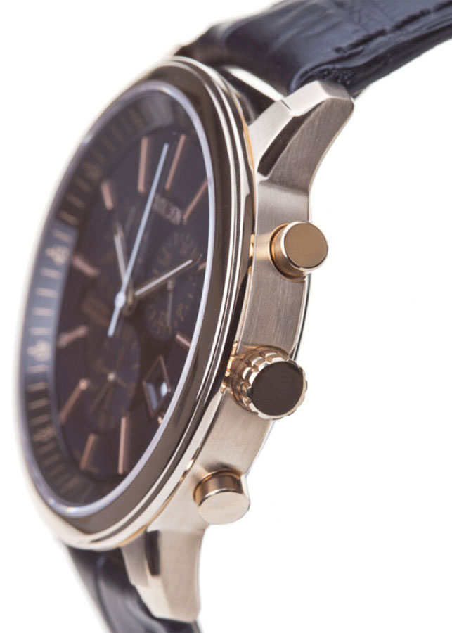 Đồng Hồ Nam Citizen Dây Da AT0496-07E - Mặt Đen