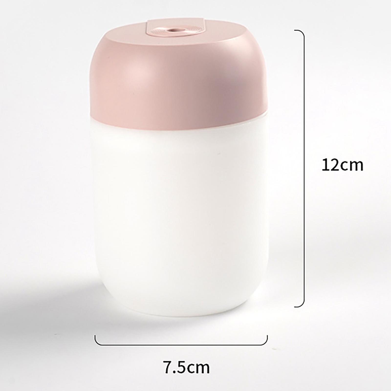 USB Air Humidifier Night Light Silent Diffuser 300ml Car Auto-Off