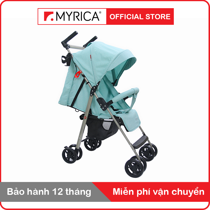 Xe đẩy trẻ em đa năng gọn nhẹ Thời trang cho bé Màu xanh mint