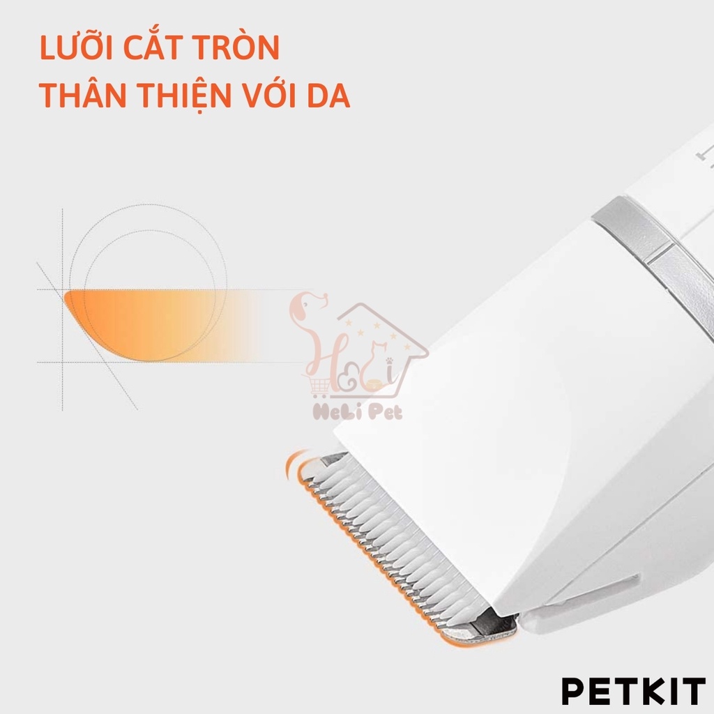 Tông Đơ Cắt, Tỉa, Cạo Lông Chó Mèo Petkit PRO 2023 2in1