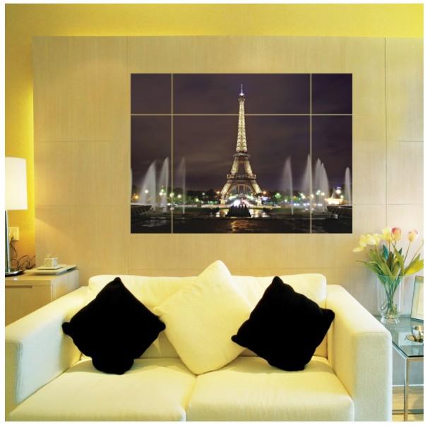 Decal trang trí tường Tháp mẫu mới