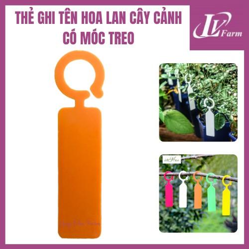 THẺ GHI TÊN LAN - Thẻ Nhựa Ghi Tên, Đánh Dấu Có Quai Móc Dùng Cho Hoa Lan, Cây Cảnh