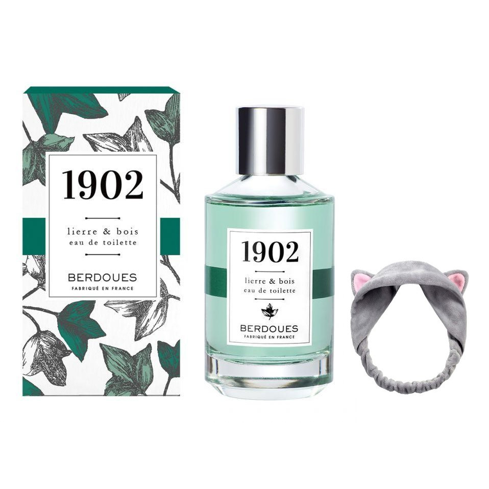 Nước Hoa Berdoues 1902 Lierre &amp; Bois Eau De Toilette 100ml + tặng kèm 1 băng Đô Tai Mèo Xinh Xắn ( Màu Ngẫu Nhiên)