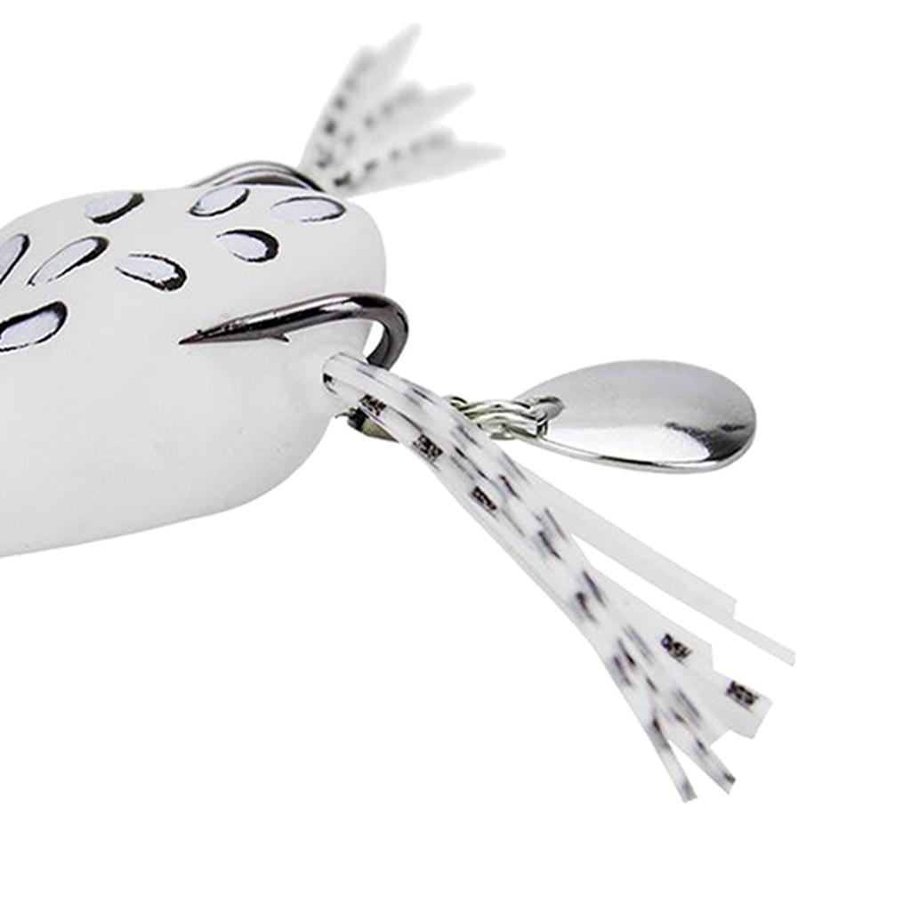RUBBER FROG LURES WIRE TRACE TREBLE HOOKS PIKE BASS COURSE FISHING