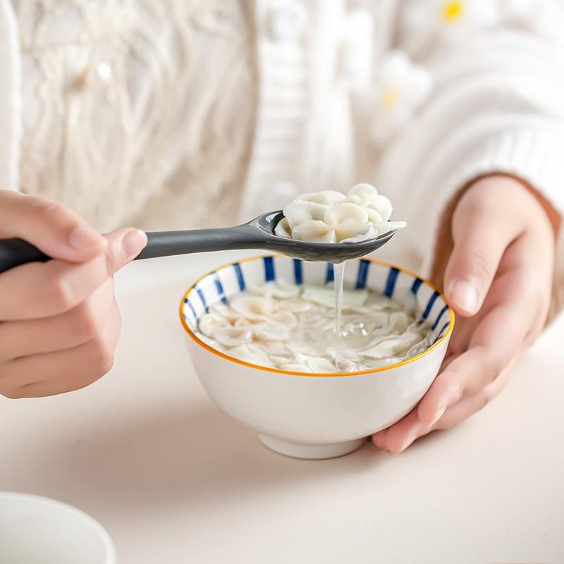 Silicone Small Colander Special Heat-resistant Cooking Spoon for Non-stick Pan Colander