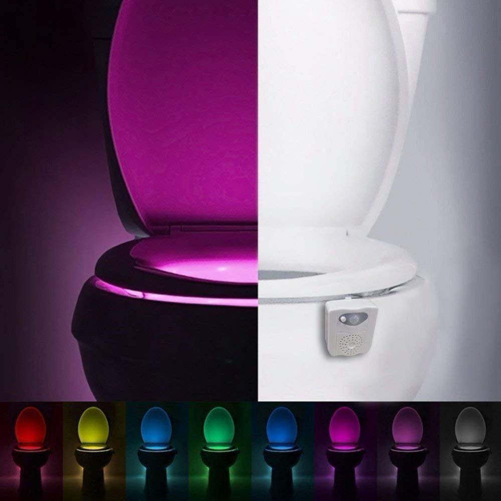 Đèn LED cảm biến chuyển động gắn toilet