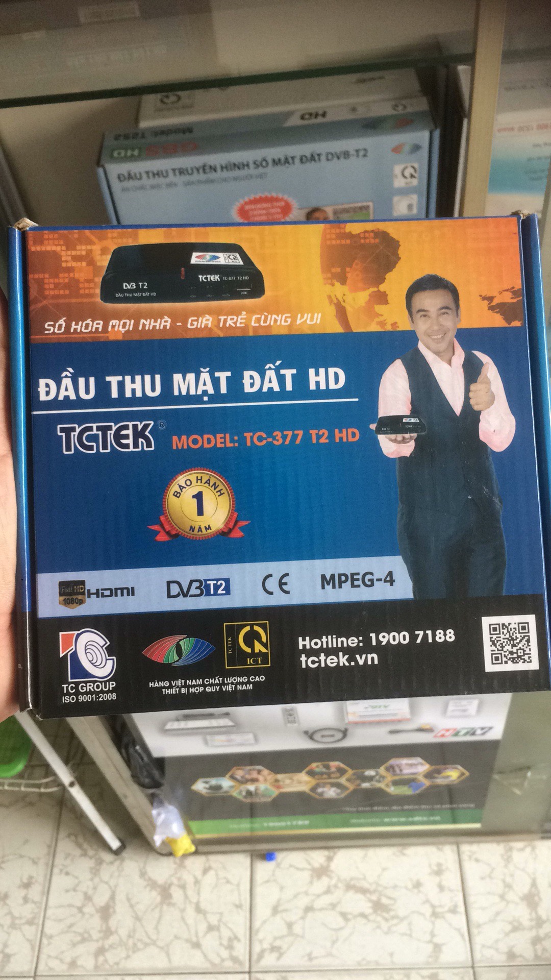 Đầu Thu Truyền Hình Mặt Đất Dvb T2 Tctek Quyền Linh ( Chính Hãng )