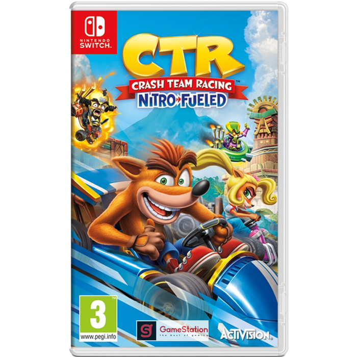 Đĩa Game Nintendo Switch Crash Team Racing: Nitro-Fueled - Hàng Nhập Khẩu