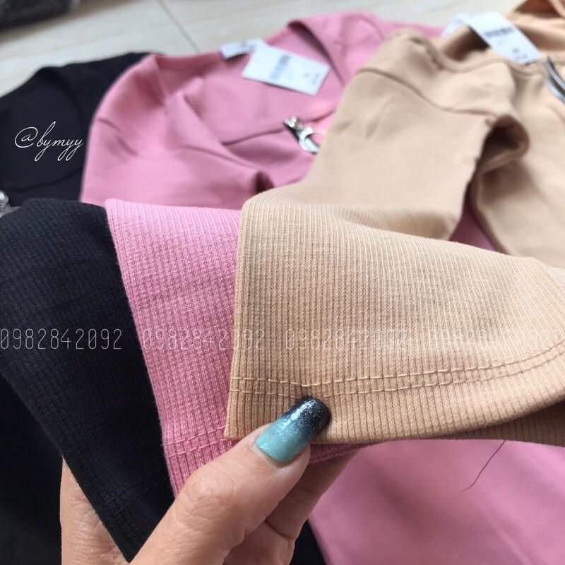 Đầm Body Cổ Vuông TD Xỏ Ngón Kéo Khoá Ngực Sexy