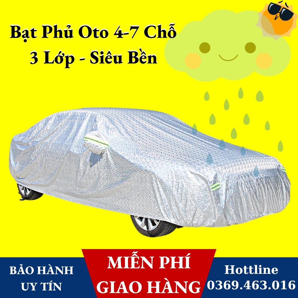 Bạt phủ xe phu xe hoi, bạt xe hơi, xe ôtô 4 chỗ đến 7 chỗ, TOYOTA VIOS, INNOVA, Fortuner, Altis, Camry, Ford, KIA, Mazda
