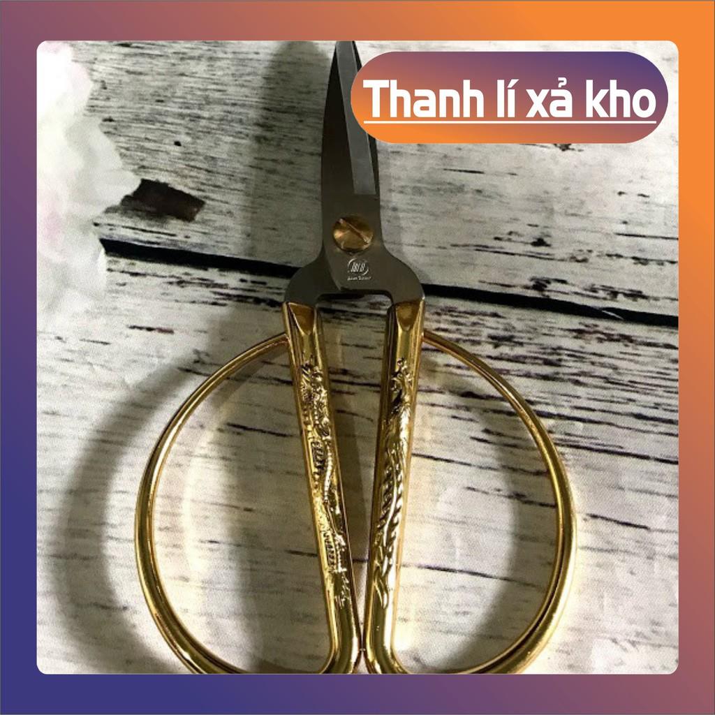 Kéo Đa Năng Kéo Vàng Rồng Phượng Cán Vàng Tinh Tế size lớn
