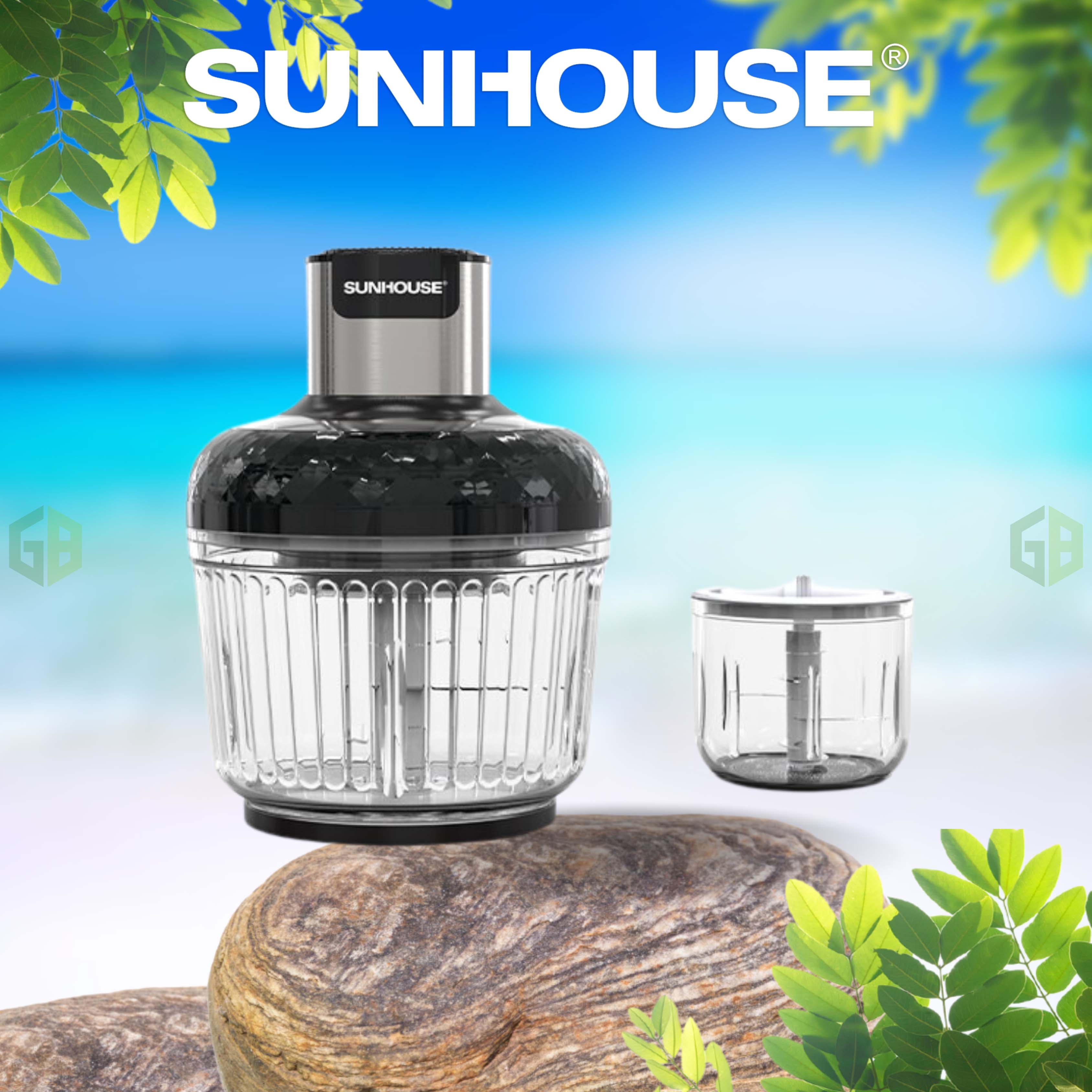 Máy xay thịt 2 cối SUNHOUSE SHD5412 - Hàng chính hãng bảo hành toàn quốc 12 tháng