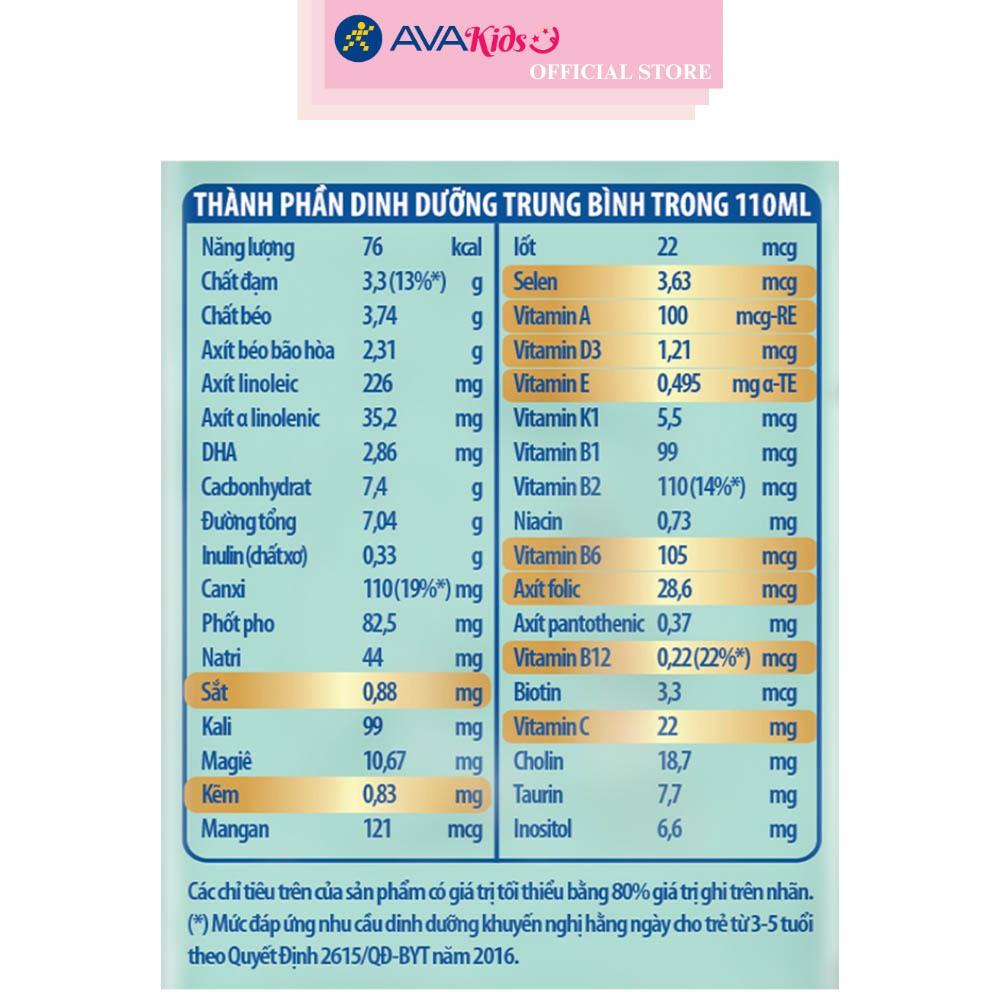 Thùng 48 hộp sữa pha sẵn Friso Gold hương vani 110 ml (từ 1 tuổi)