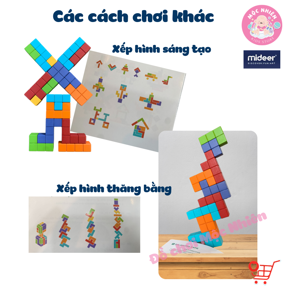 Đồ Chơi Trí Tuệ Thử Thách 5 trong 1 - Mideer Logic Challenge 5in1 MD1117