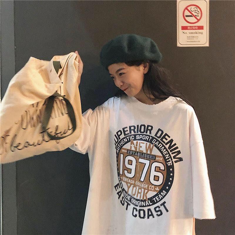 Áo thun unisex tay lỡ form rộng - Phông 1976