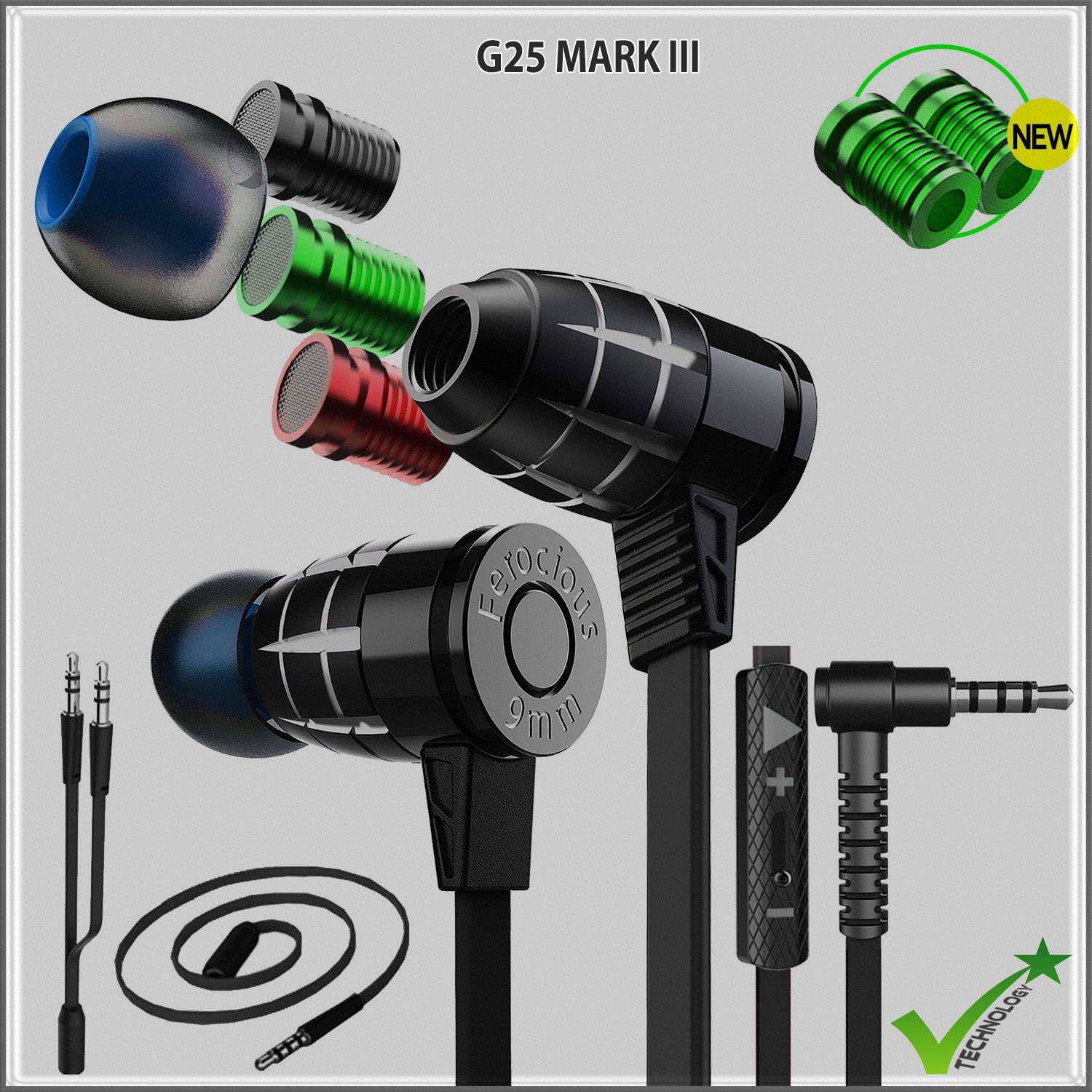 Tai Nghe Chuyên Game Có Mic Plextone G25 - Đen - Hàng Chính Hãng