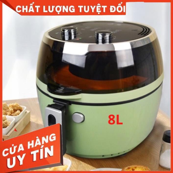 Nồi chiên không dầu 8L Nine Shield KB-6001 Siêu to Màn hình led