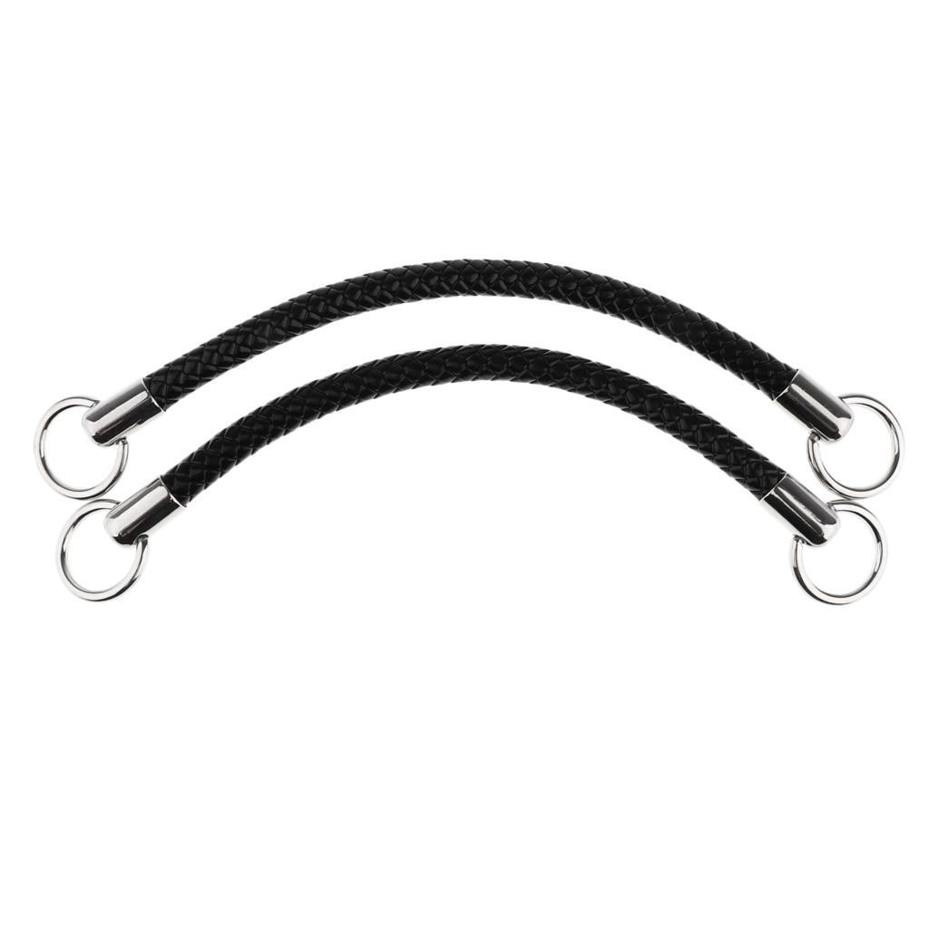 1 Pair Shoulder Bag Replacement Handles PU Leather Handbag Strap 25cm