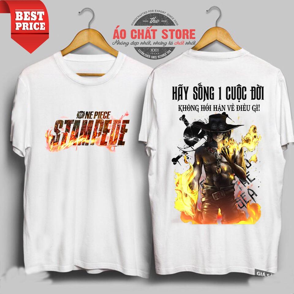 Áo Thun One Piece Hỏa Quyền Portgas D. Ace Cực Đẹp | Áo Phông Hải Tặc ACE Siêu Độc OP82