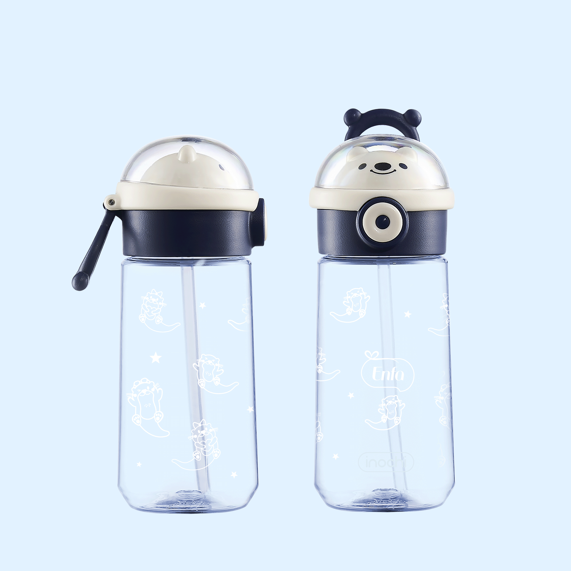 [Quà tặng Enfa] Bình nước Kita Boo 480 ml - C-sec