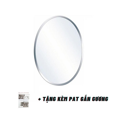 Gương phòng tắm cao cấp 45 x 60 Viền thoi 103B ( kiếng cường lực 5mm ) có thể tự lắp đặt tại nhà