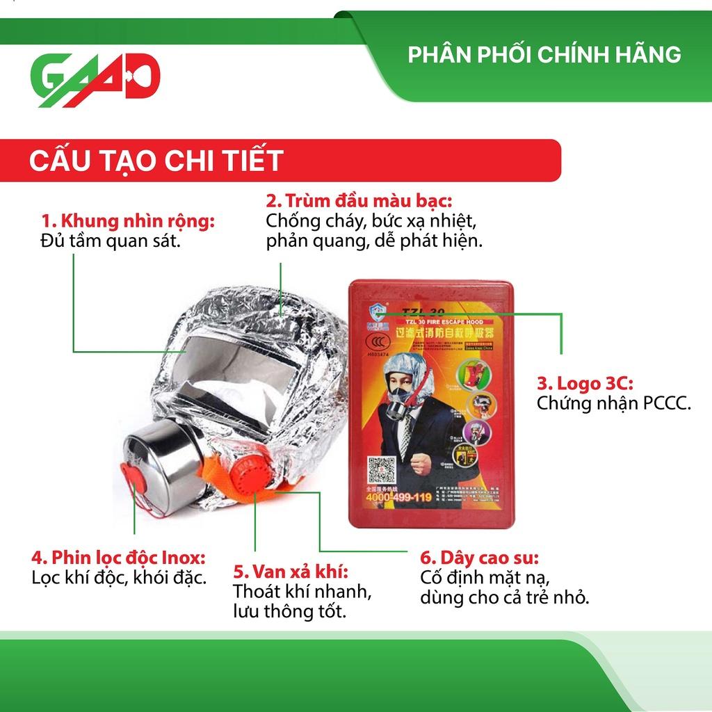 Mặt Nạ Phòng Khói Độc, Mặt Nạ Thoát Hiểm Phòng Cháy, Chống Ngạt Khói