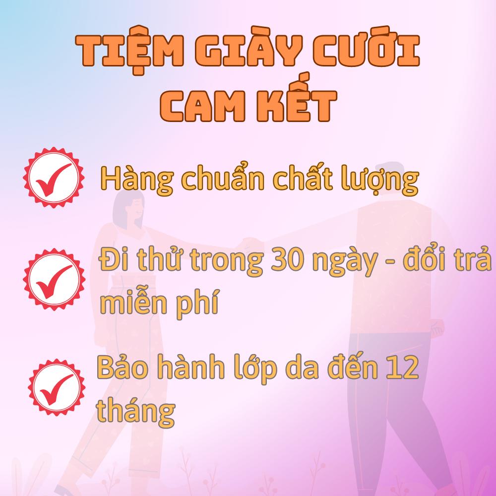 Giày cao gót da bò thật quai hậu đính nơ tuyệt đẹp - Giày Cưới thiết kế mới 2023 hàng quảng châu da thật