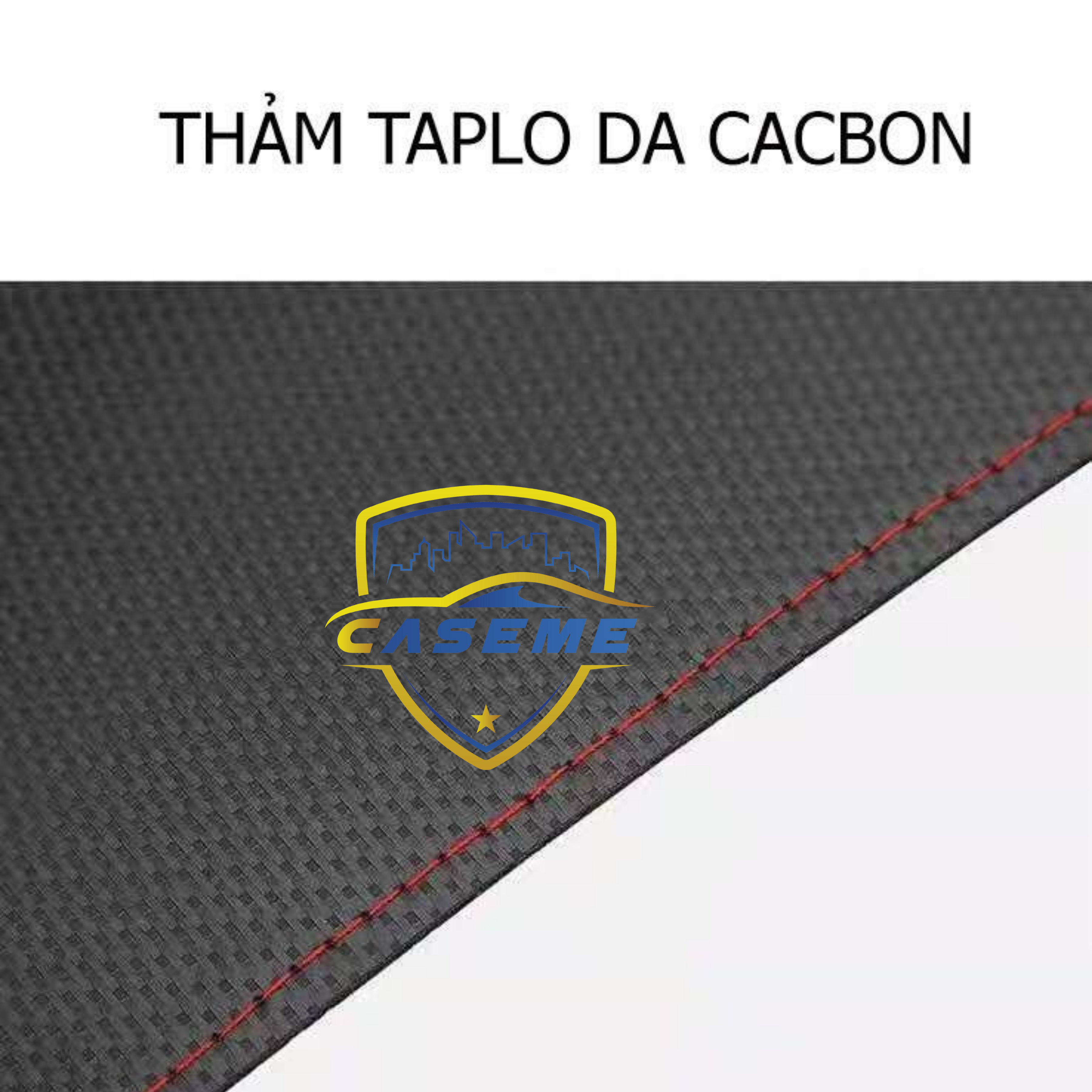 Thảm da taplo vân carbon cao cấp dành cho xe Ford Everest 2016 - 2021